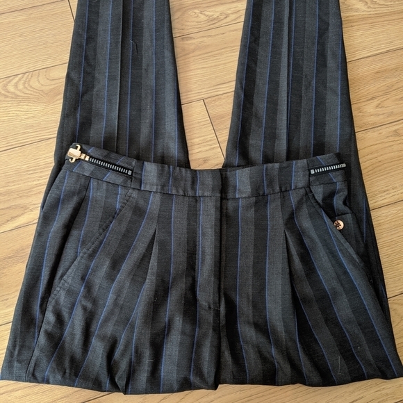 Kit and Ace pin stripe high rise dress pants - Picture 1 of 7